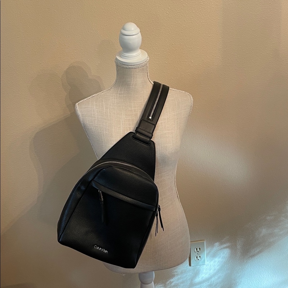 Calvin Klein Myra Faux Leather Convertible Backpack - Picture 2 of 10